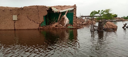 Überschwemmungen im Office du Niger im September 2020 [Foto: Afrique-Europe-Interact]