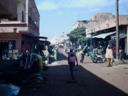 Le marché à Djélibougou, derrière le bureau de l’AME