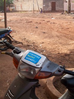 Moped of an AME activist
