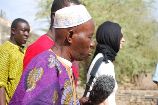 Bamako-Dakar-Karawane, Demo in Nioro/Mali, Januar 2011