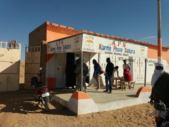 L'Office central dl'Alarme Phone Sahara en Agadez (Niger).