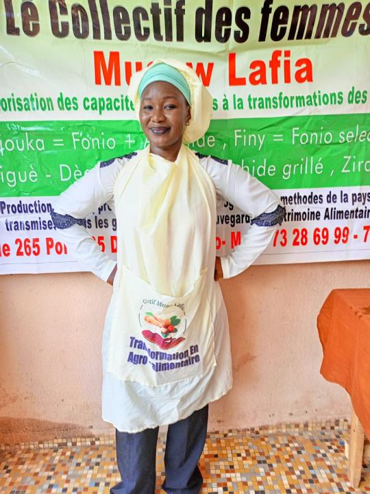 Die "Chef"-Verkäuferin von Musow Lafia