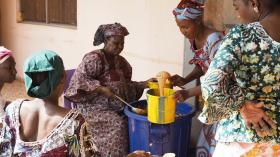 Musow Lafia bei der Arbeit