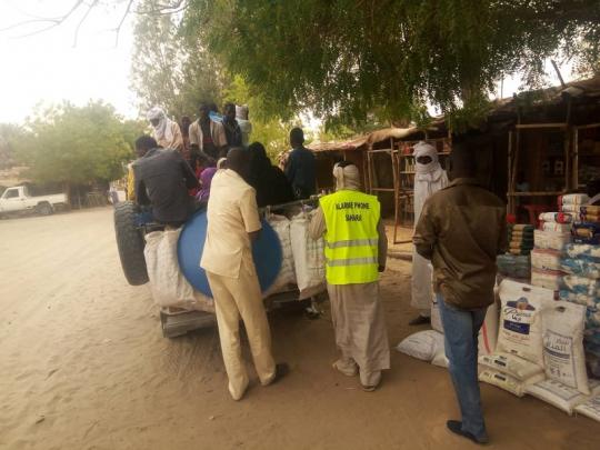 Sensibilisation des migrants à Bilma (Niger) en mars 2019.